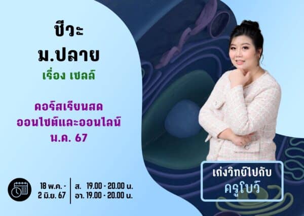 MP67B103 - ชีวะ ม.ปลาย ปีการศึกษา 2567 เดือน พ.ค. 67