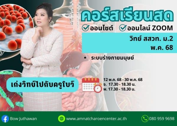 M268S103 - วิทย์ สสวท ม.2 ปีการศึกษา 2568 เดือน พ.ค. 68